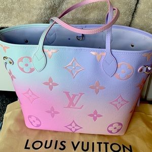 Never full sunrise pastel tote bag 2022